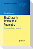 First Steps in Differential Geometry