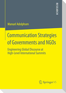 Communication Strategies of Governments and NGOs