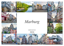 Marburg Impressionen (Wandkalender 2024 DIN A4 quer), CALVENDO Monatskalender