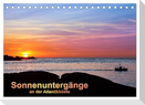 Sonnenuntergänge an der Atlantikküste (Tischkalender 2025 DIN A5 quer), CALVENDO Monatskalender
