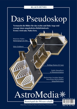 Hünig, Klaus. Das Pseudoskop. AstroMedia GmbH, 2011.