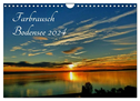 Farbrausch Bodensee (Wandkalender 2024 DIN A4 quer), CALVENDO Monatskalender