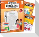 180 Days(r) Reading, Writing and Math for Grade 3: 3-Book Set