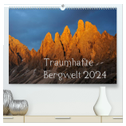 Traumhafte Bergwelt Kalender (hochwertiger Premium Wandkalender 2024 DIN A2 quer), Kunstdruck in Hochglanz