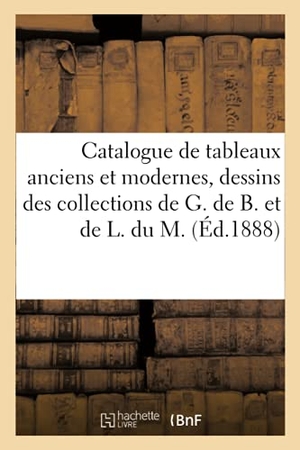 Haro. Catalogue de tableaux anciens et modernes, dessins et aquarelles, objets d'art et d'ameublement - des collections de G. de B. et de L. du M.. Hachette Livre, 2020.