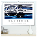 Oldtimer - Cockpits vergangener Zeiten (hochwertiger Premium Wandkalender 2024 DIN A2 quer), Kunstdruck in Hochglanz