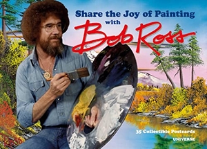 Ross, Bob. Share the Joy of Painting with Bob Ross - 35 Postcards. Rizzoli International Publications, 2026.