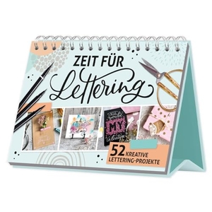 Landschützer, Cornelia. Zeit für Lettering - 52 kreative Lettering-Projekte - Handlettering-Projekte - Tischaufsteller mit Anleitungen für Anfänger und Fortgeschrittene. Lingen, Helmut Verlag, 2025.