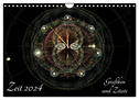 Zeit 2024 - Grafiken und Zitate (Wandkalender 2024 DIN A4 quer), CALVENDO Monatskalender