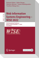 Web Information Systems Engineering ¿ WISE 2022