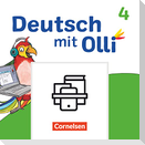 Deutsch mit Olli  4. Schuljahr. Arbeitsheft Medienkompetenz - 10 Stück im Paket