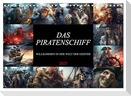 Das Piratenschiff - Willkommen in der Welt der Geister (Wandkalender 2025 DIN A4 quer), CALVENDO Monatskalender