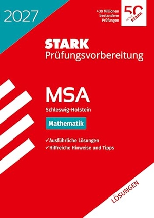 STARK Lösungen zu Mathematik - MSA 2027 Schleswig-Holstein - Prüfungsvorbereitung. Stark Verlag GmbH, 2026.