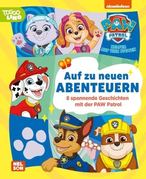 PAW Patrol Geschichtenbuch: Auf zu neuen Abenteuern - 8 spannende Geschichten mit der PAW Patrol | Großes Vorlesebuch zu neuen TV-Folgen für Kinder ab 3 Jahren. Nelson Verlag, 2024.