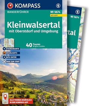 Schäfer, Brigitte. KOMPASS Wanderführer Kleinwalsertal, 35 Touren mit Extra-Tourenkarte - mit Touren und GPS-Daten in der KOMPASS-App. Kompass Karten GmbH, 2025.