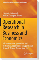 Operational Research in Business and Economics