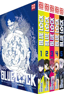 Blue Lock - Band 1-5 im Sammelschuber