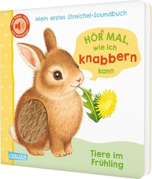 Rosenkranz, Julia. Hör mal, wie ich knabbern kann (Mein erstes Streichel-Soundbuch 5) - Pappbilderbuch für Kinder ab 12 Monaten über Tiere - mit 5 Sounds zum Hören, Fühlen und Mitmachen. Carlsen Verlag GmbH, 2026.