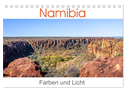 Namibia - Farben und Licht (Tischkalender 2024 DIN A5 quer), CALVENDO Monatskalender