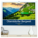 Oberstdorfer Bergwelt (hochwertiger Premium Wandkalender 2024 DIN A2 quer), Kunstdruck in Hochglanz