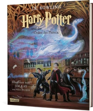 Rowling, J. K.. Harry Potter und der Orden des Phönix  (Schmuckausgabe Harry Potter 5) - Vierfarbig illustrierte Ausgabe mit großformatigen Bildern und Lesebändchen - der Kinderbuch-Klassiker zum Vorlesen. Carlsen Verlag GmbH, 2022.