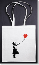 Umhängetasche Banksy Girl with Balloon