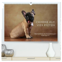 Charme auf vier Pfoten - Französische Bulldoggen Portraits (hochwertiger Premium Wandkalender 2024 DIN A2 quer), Kunstdruck in Hochglanz