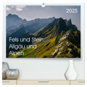 Fels und Stamm: Allgäu und Alpen (hochwertiger Premium Wandkalender 2025 DIN A2 quer), Kunstdruck in Hochglanz