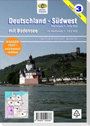 Wassersportkarte Blatt 3 Südwest 1:450 000