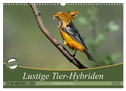 Lustige Tier-Hybriden (Wandkalender 2024 DIN A3 quer), CALVENDO Monatskalender