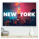 Über den Wolken in New York (hochwertiger Premium Wandkalender 2025 DIN A2 quer), Kunstdruck in Hochglanz