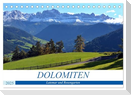 Dolomiten - Latemar und Rosengarten (Tischkalender 2025 DIN A5 quer), CALVENDO Monatskalender