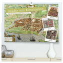 Städte mit Geschichte: Historische Zeichnungen, Stiche, Drucke (hochwertiger Premium Wandkalender 2025 DIN A2 quer), Kunstdruck in Hochglanz