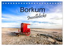 Borkum - Inselblicke (Tischkalender 2024 DIN A5 quer), CALVENDO Monatskalender