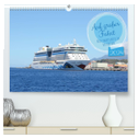 Auf großer Fahrt - Kreuzfahrtschiffe in der Karibik (hochwertiger Premium Wandkalender 2024 DIN A2 quer), Kunstdruck in Hochglanz