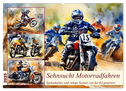Sehnsucht Motorradfahren (Wandkalender 2025 DIN A2 quer), CALVENDO Monatskalender