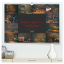Beeren und Co. Stillleben (hochwertiger Premium Wandkalender 2024 DIN A2 quer), Kunstdruck in Hochglanz