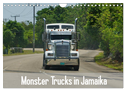 Monster Trucks in Jamaika (Wandkalender 2024 DIN A4 quer), CALVENDO Monatskalender