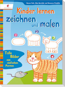 Kinder lernen zeichnen und malen