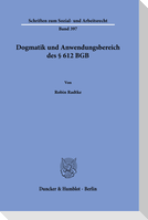 Dogmatik und Anwendungsbereich des § 612 BGB