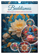 Buddismus (Wandkalender 2024 DIN A4 hoch), CALVENDO Monatskalender