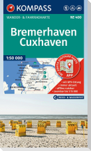 KOMPASS Wanderkarte 400 Bremerhaven-Cuxhaven 1:50.000