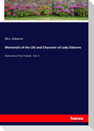 Memorials of the Life and Character of Lady Osborne