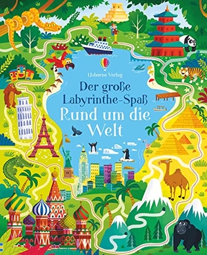 Smith, Sam. Der große Labyrinthe-Spaß: Rund um die Welt. Usborne Verlag, 2018.