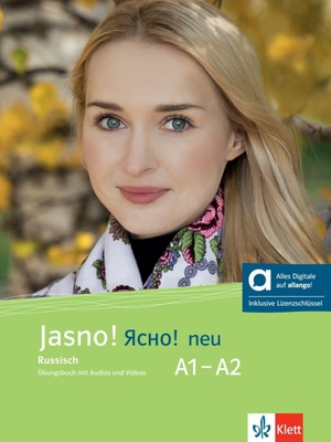 Jasno! neu A1-A2 - Hybride Ausgabe allango - Russisch. Übungsbuch mit Audios und Videos inklusive Lizenzschlüssel allango (24 Monate). Klett Sprachen GmbH, 2026.