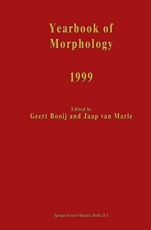 Marle, Jaap Van / G. E. Booij (Hrsg.). Yearbook of Morphology 1999. Springer Netherlands, 2001.