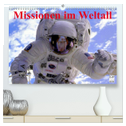 Missionen im Weltall (hochwertiger Premium Wandkalender 2024 DIN A2 quer), Kunstdruck in Hochglanz