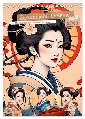 Lehmann, Steffani. Japanische Geishas (Tischkalender 2025 DIN A5 hoch), CALVENDO Monatskalender - Kulturelle Tradition: Das Portrait einer Geisha. Calvendo, 2024.