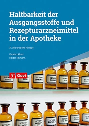 Albert, Karsten / Holger Reimann. Haltbarkeit der Ausgangsstoffe und Rezepturarzneimittel in der Apotheke. Govi Verlag, 2018.