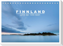 Finnland: Land der 1000 Seen (Tischkalender 2025 DIN A5 quer), CALVENDO Monatskalender